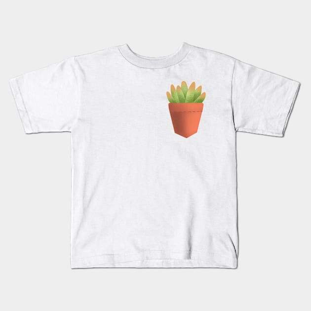 Pocket Plant Kids T-Shirt by kayokay